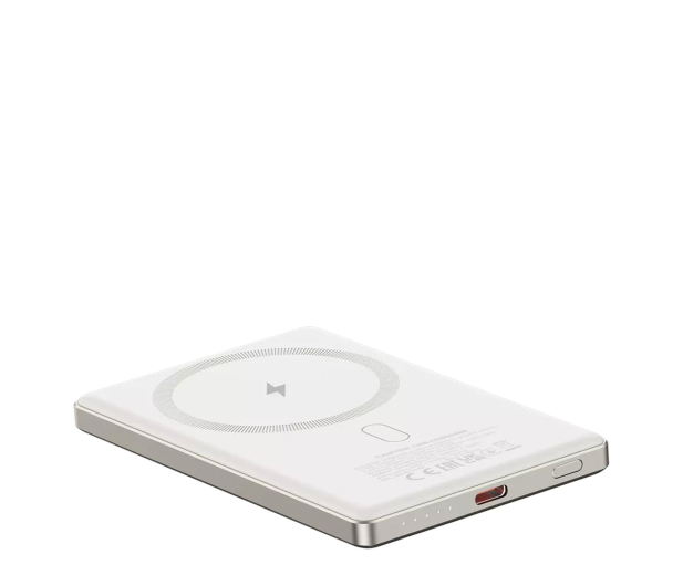 CANYON Powerbank OnPower 505 slim Magsafe 5000 mAh PD20W beżowy - 1320621 - zdjęcie 5